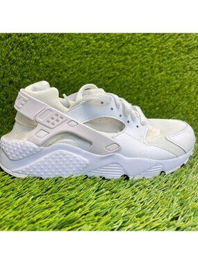 Nike Air Huarache Run Boys Size 5Y White Athletic Running Walking Shoes Sneakers
